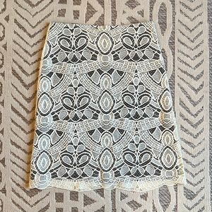 L’AGENCE Raschel lace skirt